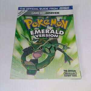Pokemon Emerald Official Strategy Player's Guide Nintendo Power WITH POSTER